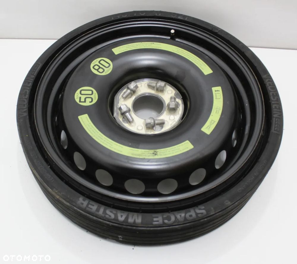 Koło dojazdowe + śruby dojazdówka 17" OE Mercedes SLK R171 W171 A1714000202 - 2