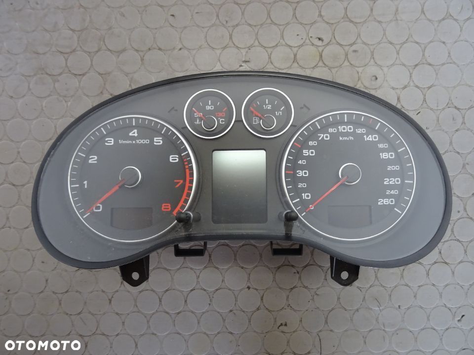 8P0920931T zegary licznik 1.4 TSI CAX Audi A3 8P LIFT duzy FIS czesci - 1