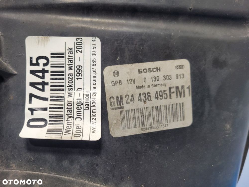 WENTYLATOR WISKOZA WIATRAK OPEL OMEGA B - 2