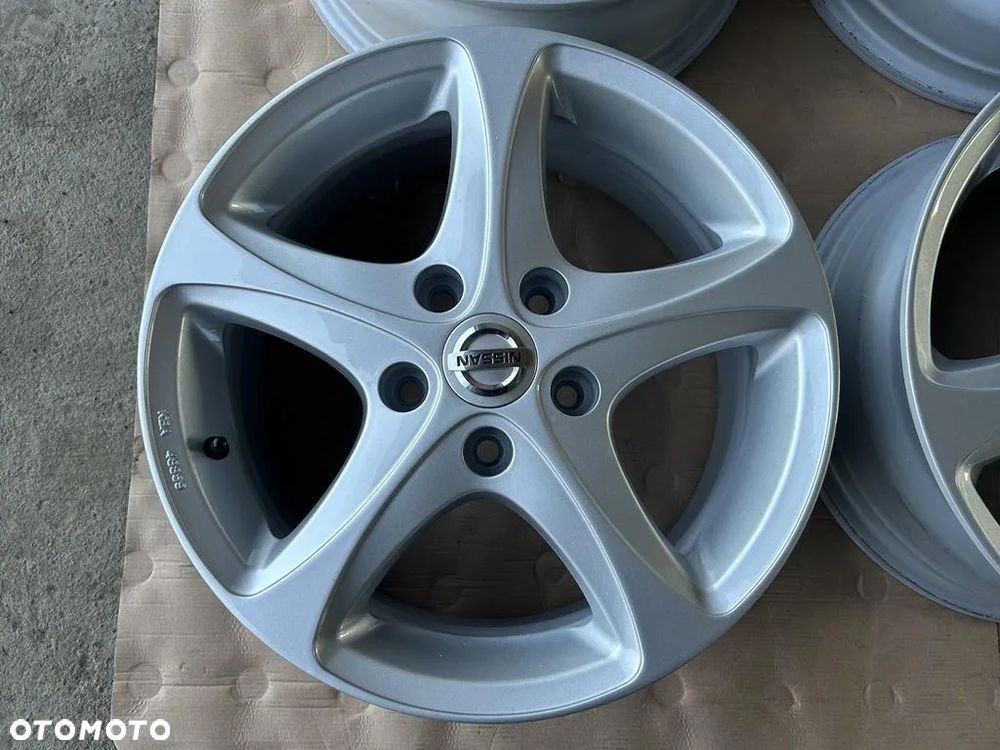 4x FELGI ALUMINIOWE Nissan alufelgi Komplet R16 6.5" ET43 5x114,3 KBA 48859 - 15