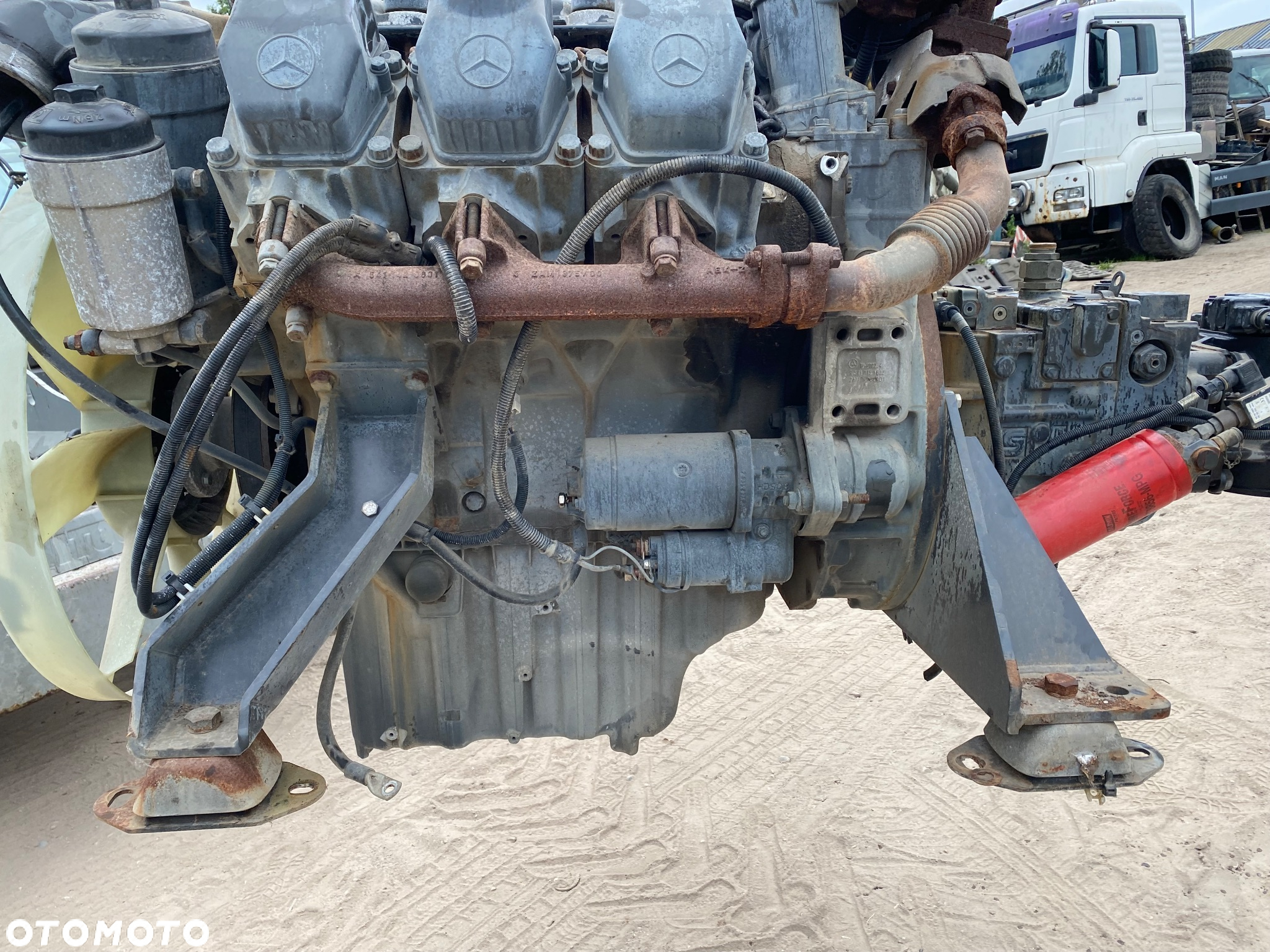 Silnik Mercedes V6 OM501LA Przesiewacz Rebak zamiatarka itp - 10