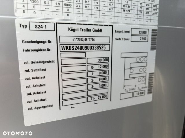 Kögel MEGA, BPW, OŚ, CONTI, ŁATY ALU, - NOWA 2026 - 16