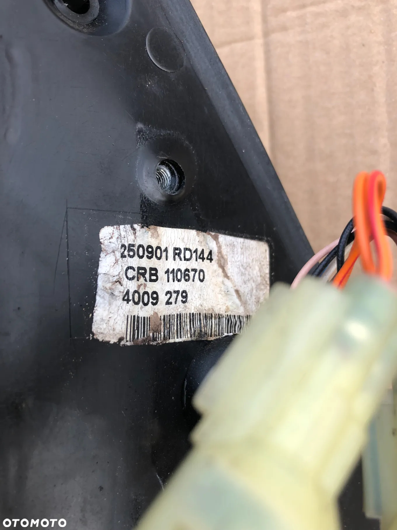 Lusterko lewe elektryczne na dwie wtyczki Land Rover Discovery 2 II - 3