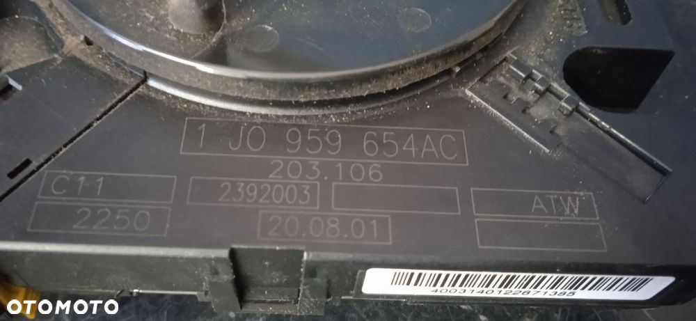 Taśma zwijak Airbag Volkswagen Golf IV 1J0959654C - 3