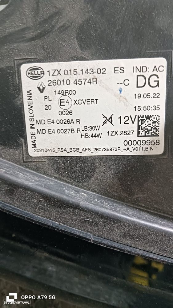 Farol Renault Megane E-tech full Led Frente Direito - 3