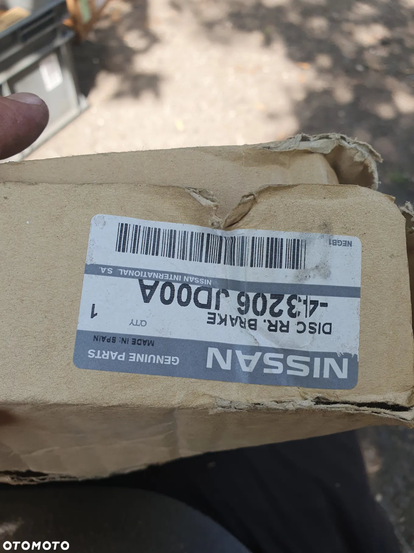 Tarcza Hamulcowa Tył Tylna Nissan JUKE F15 Qashqai J10 PULSAR C13 NV200 43206-JD00A Komplet Tarcz Hamulcowych Tył - 3