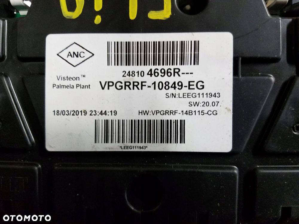 licznik zegary renault clio iv 0.9 248104696r - 3