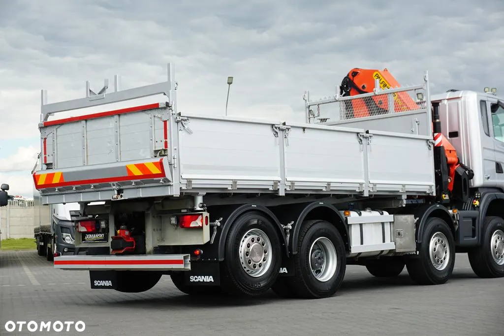 Scania G 400 / E 5 / 8 X 4 / 4 x 4 / WYWROTKA + HDS / TRIDEM / PALFINGER PK 26002 / MANUAL - 35