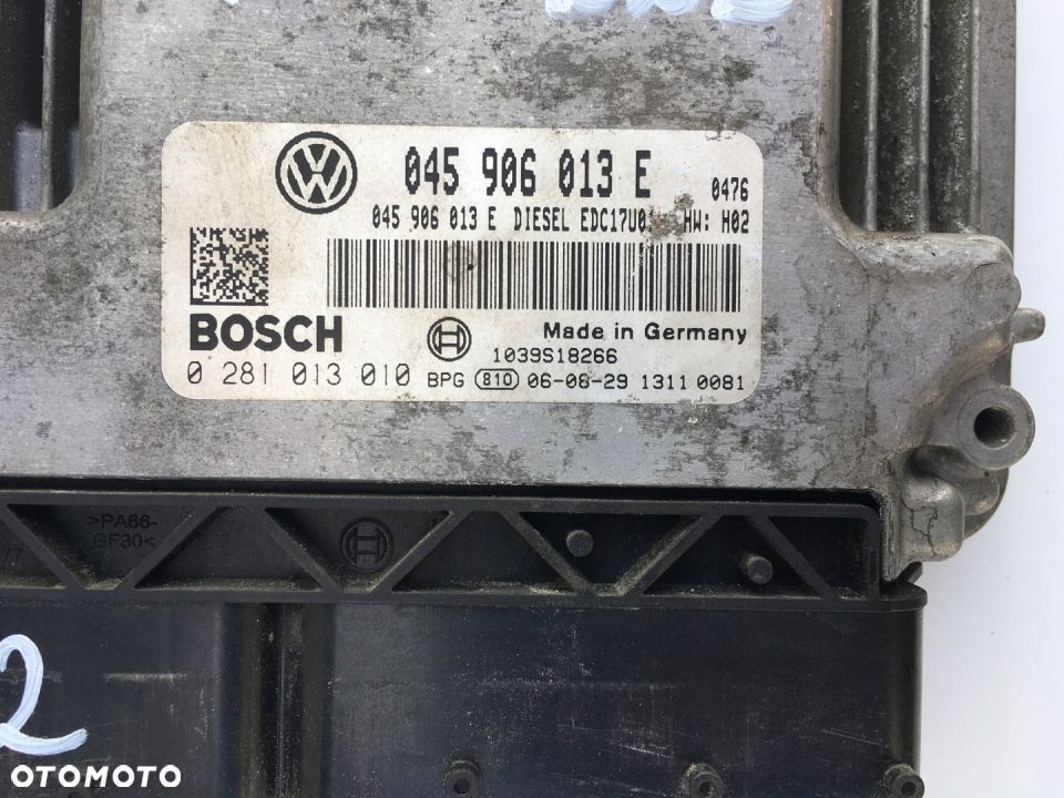 STEROWNIK SILNIKA POLO 9N IV 1.4TDI BWB 045906013E - 2