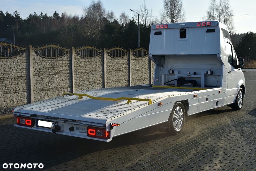 Mercedes-Benz SPRINTER 2022 / ZABUDOWA KEGGER LOW RACE + / AUTOLAWETA / HAK / 3.0 V6 AUTOMAT / DUŻY MBUX / KAMERA COFANIA / SYPIALKA SPOJKAR / PODUSZKI TYŁ / UNIKAT / STAN FABRYCZNIE NOWY - 7