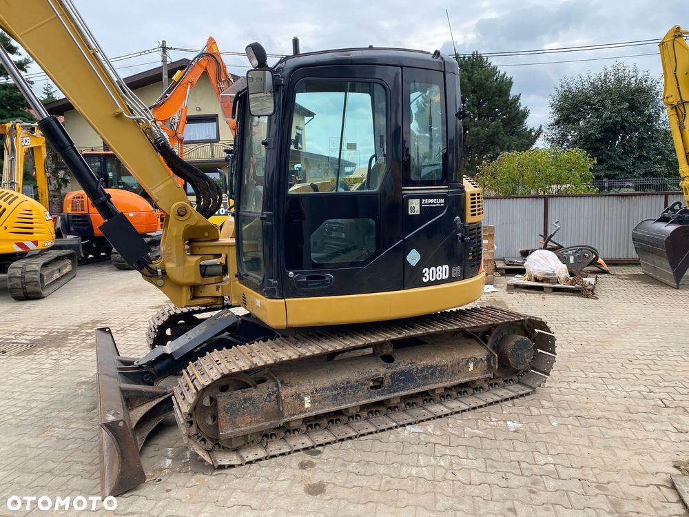 Caterpillar CAT 308D CR, 3700 MTH, 2 ŁYŻKI, KRÓTKI TYŁ, Z NIEMIEC, SUPER UTRZYMANA - 11