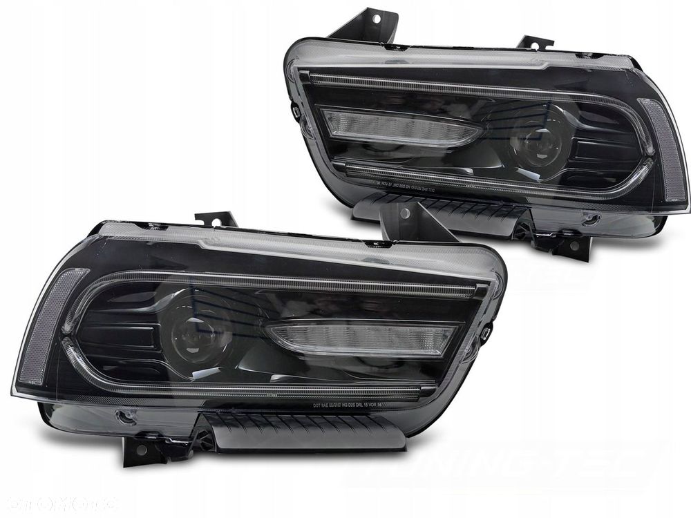 Reflektor Lampa kpl Vland Dayline LED Neon Tuning Dodge Charger Lift 2011- - 1
