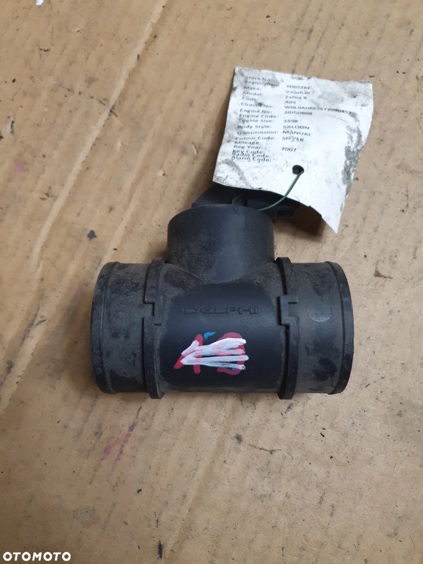 } PRZEPŁYWOMIERZ DELPHI OPEL ZAFIRA B - 2