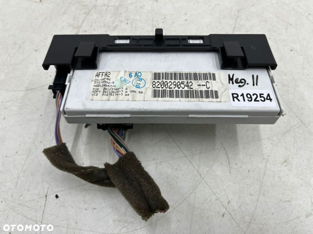 Wyświetlacz Renault Megane 2 II 02-09r. ZEGAREK ekran 8200290542C - 4