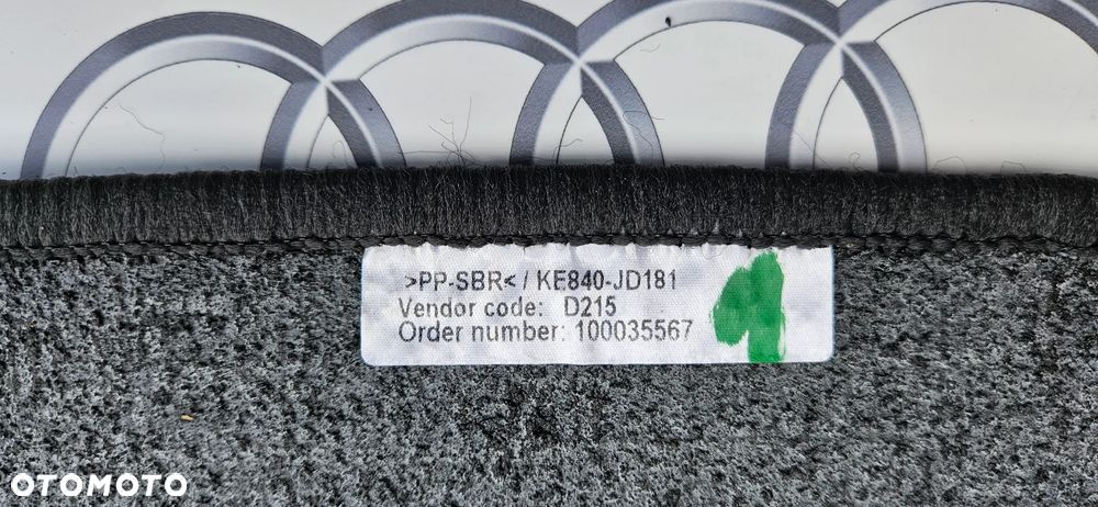Nissan QASHQAI 2006-2010 Nissan QASHQAI+2 2010-2013 MATA WYKŁADZINA BAGAŻNIKA ORYGINAŁ nowa KE840-JD181 - 9