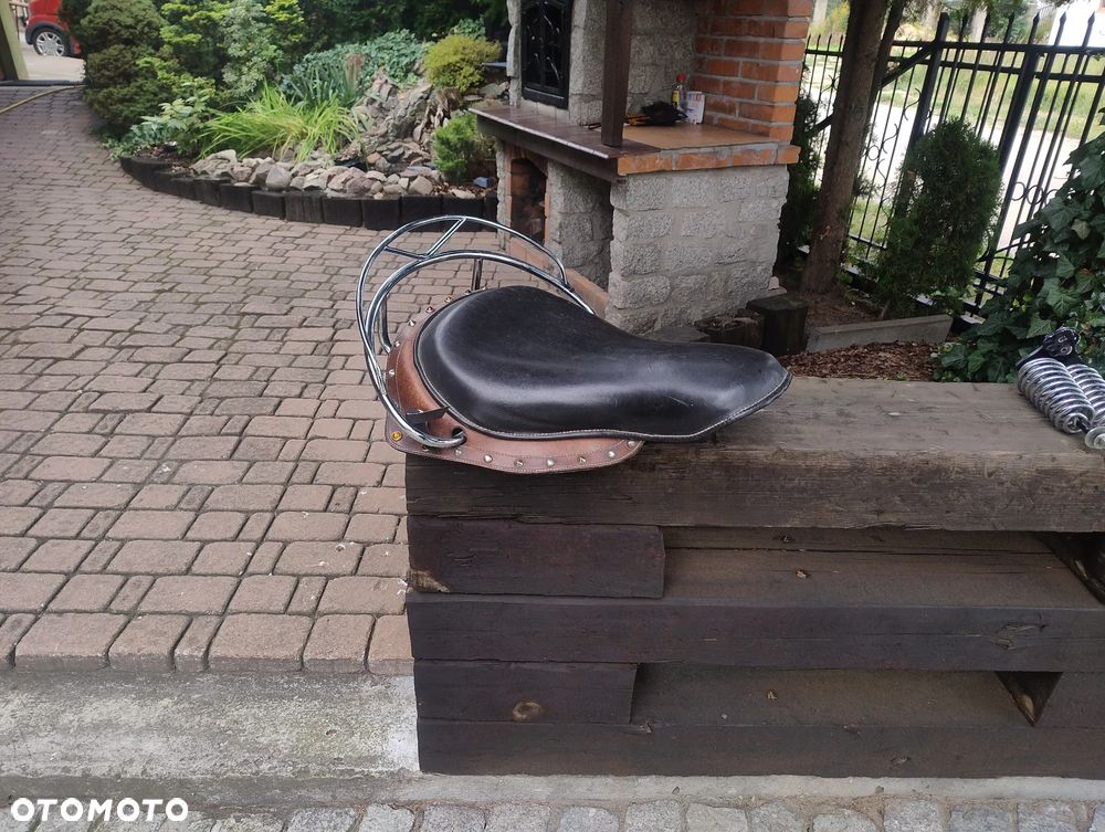 Siedzenie-siodło Harley Davidson  Panhead Knucklehead Shovelhead Style Buddy Seat - 5