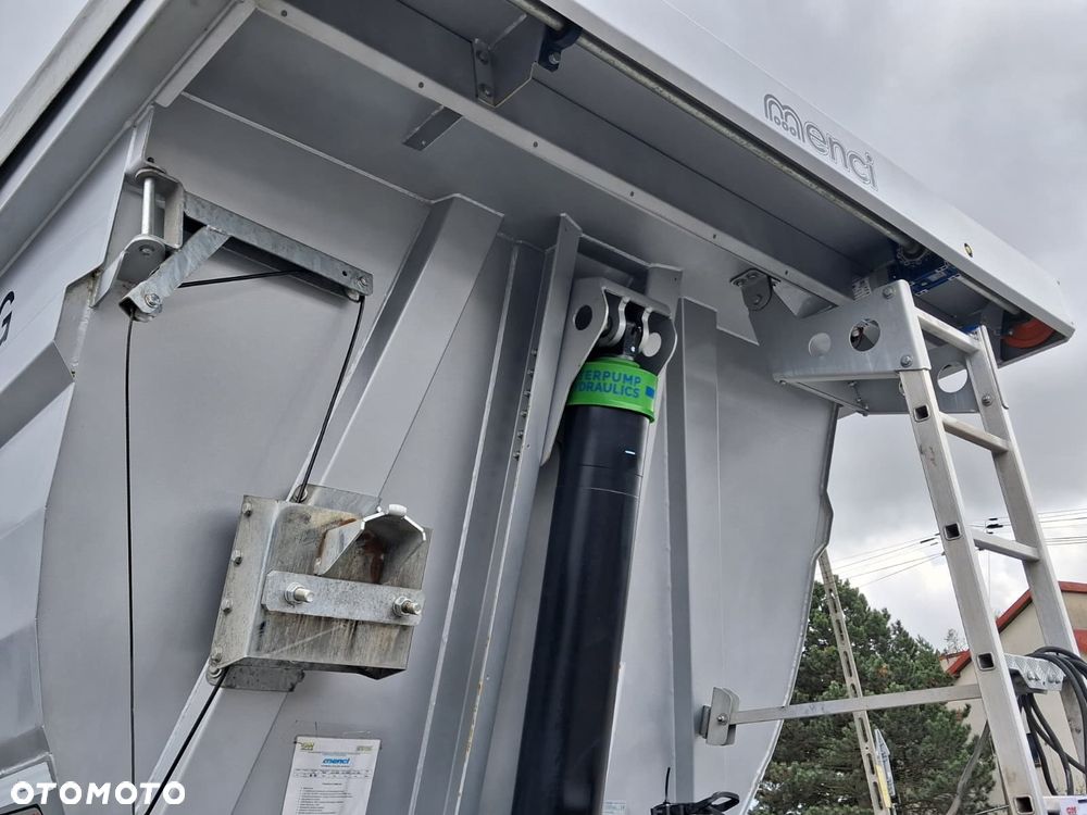 Menci Stalowa wywrotka 27m3, Elektryczny dach, Hardox - 7