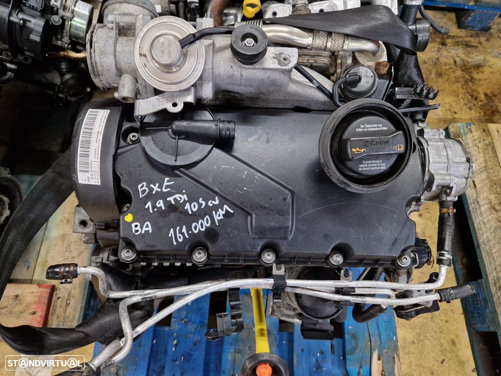 Motor usado BXE VW GOLF V 5 1.9 TDI 105CV SEAT LEON ALTEA SKODA OCTAVIA AUDI A3 TOURAN JETTA - 1