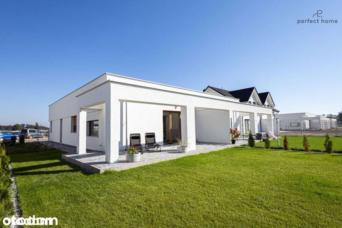 WYGODNY Dom MODERN 83 m2, parterowy - OSIEDLE PANORAMA PARK