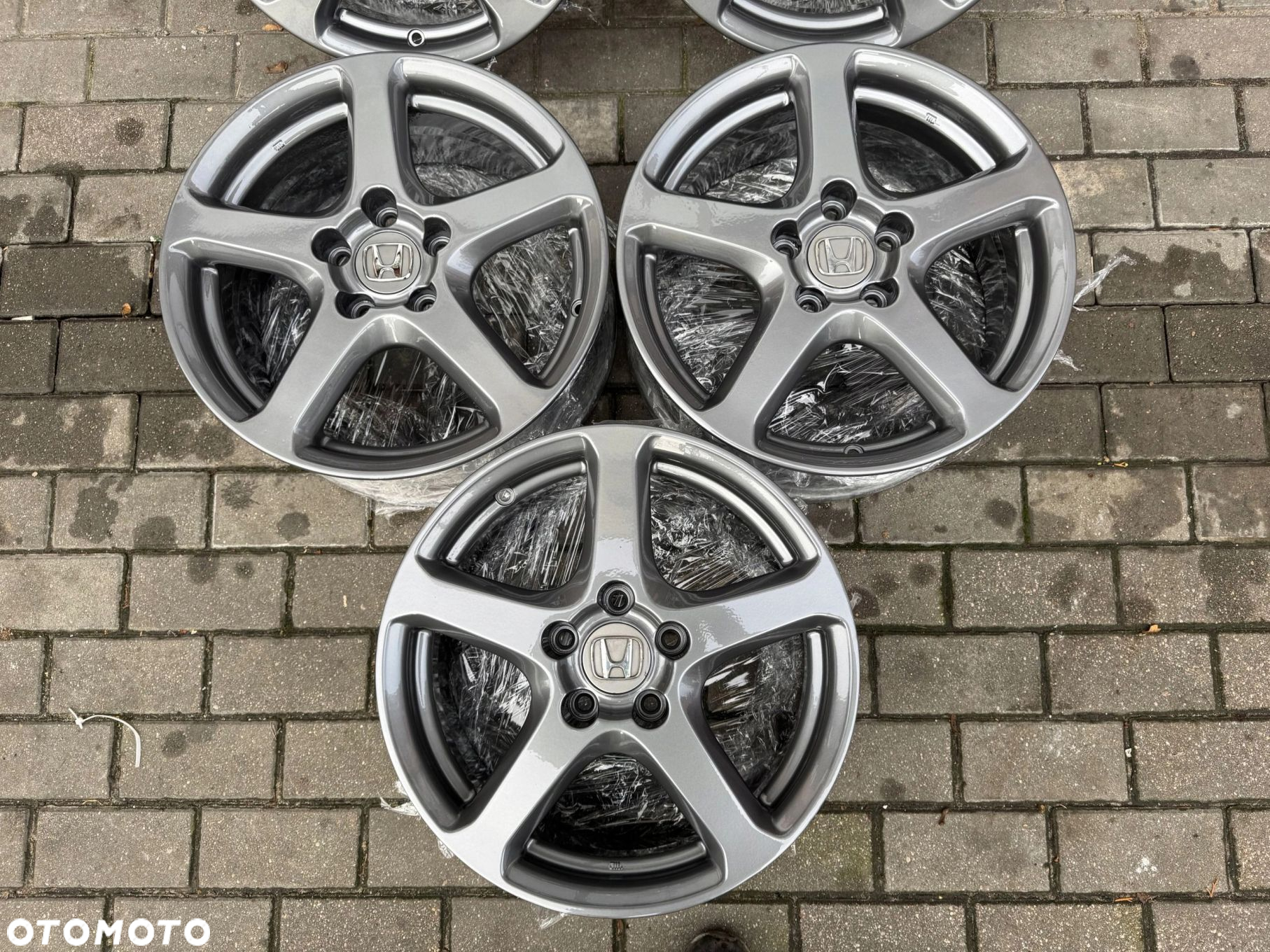 ALU FELGI 17 HONDA ACCORD TYPE S 7J ET55 ORYGINAŁ JAK NOWE 5 SZT CIVIC HRV - 9