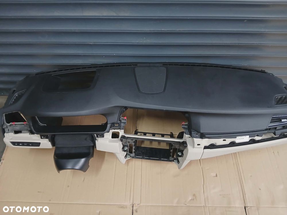 DESKA ROZDZIELCZA KONSOLA KOKPIT BMW F10 F11 SERIA 5 09-17 PODUSZKA POWIETRZNA PASAŻERA ORYGINALNA AIRBAG - 7
