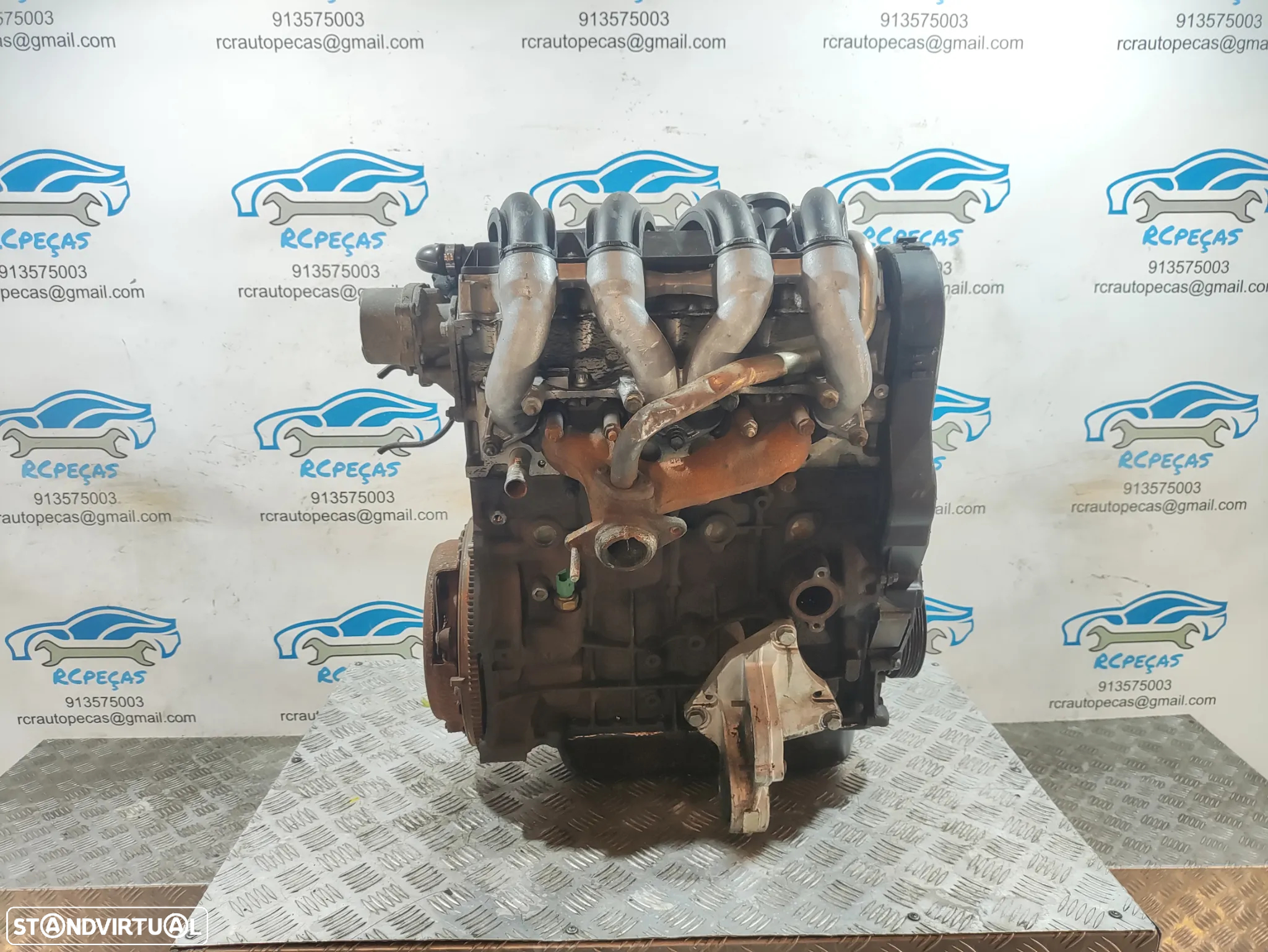 - Motor Completo PSA Peugeot Citroen 1.9D 69cv 8v WJY Injeção Delphi - 4