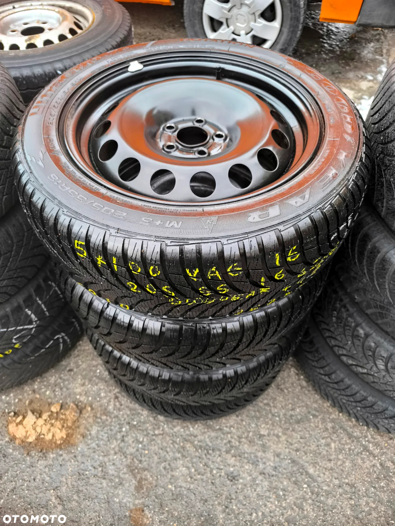 5x100 Felgi Stalowe Stal 16 Koła Zimowe Zima AUDI A3 8L TT 8J SKODA OCTAVIA I SEAT LEON I TOLEDO II 2 VW GOLF 4 IV NEW BEETLE BORA Legnica ALU-RAD 205/55 7mm - 2