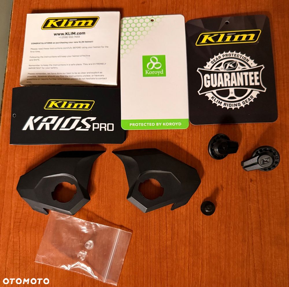 Kask Klim Krios Pro Carbon LG ARSENAL GRAY  + Dedykowany Interkom wysokiej klasy SENA 10U + Pilot Klim do interkomu - 12