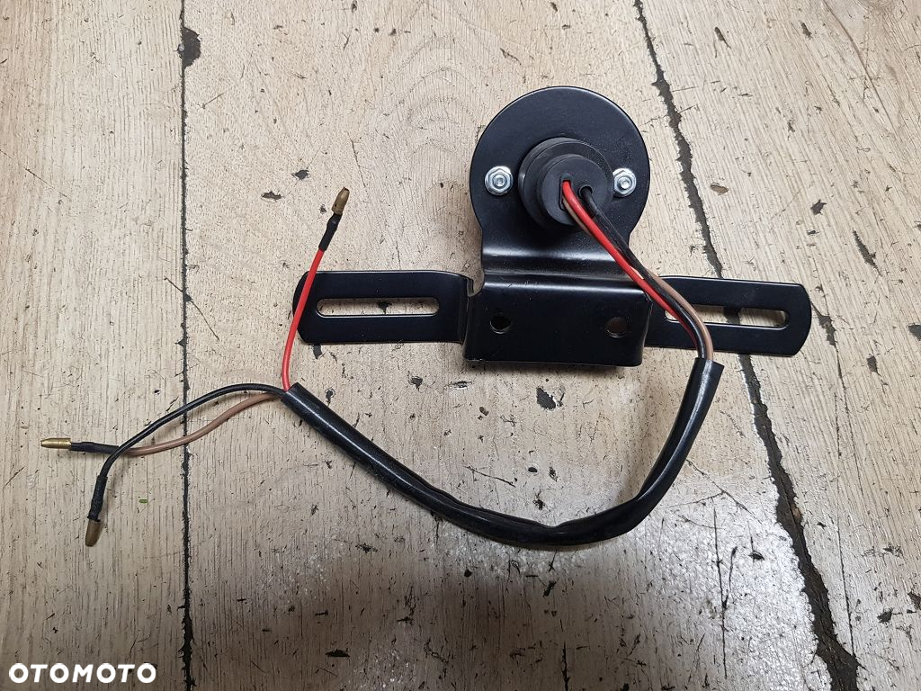 Lampa tył uchwyt tablicy Harley Cafe Racer Bobber Chopper Drag - 8