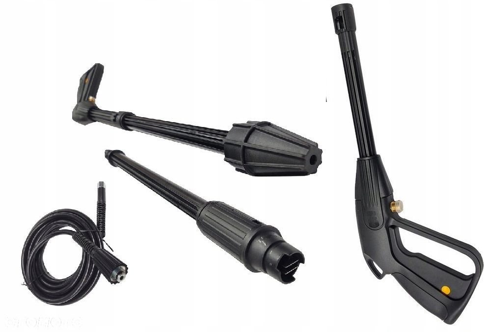 Lanca pistolet do myjki ciśnieniowej wąż 5m zestaw - 10