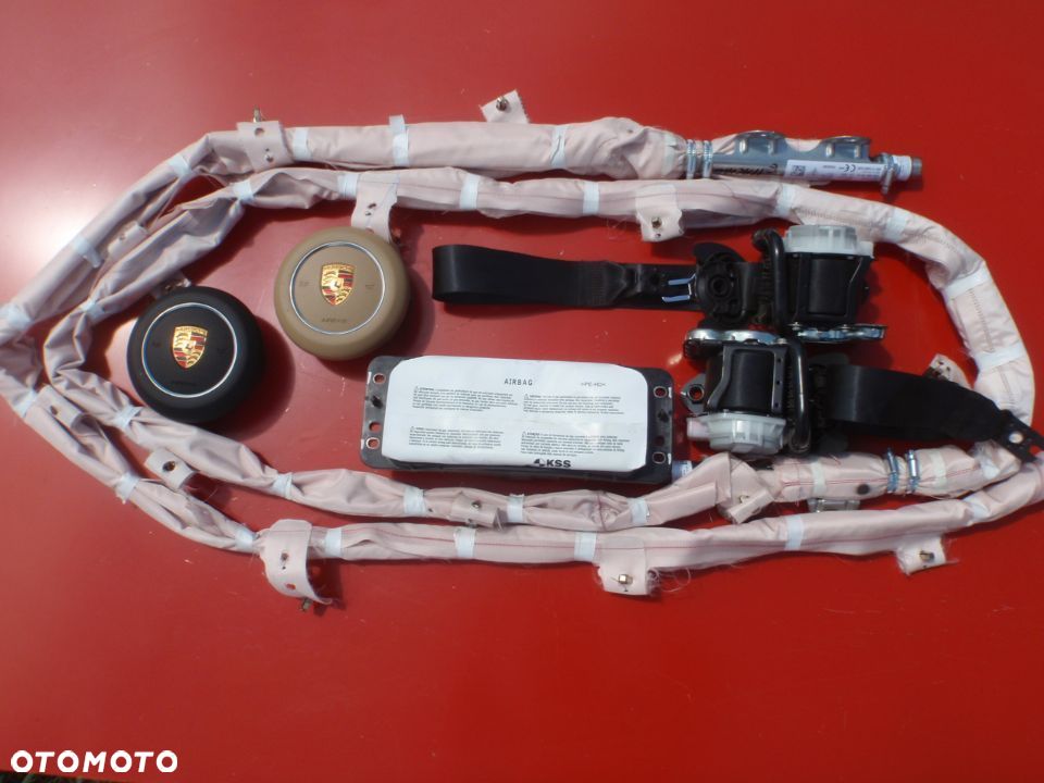 PORSCHE PANAMERA 971 DESKA Head Up KONSOLA KOKPIT PULPIT PÓŁKA PARAPET PODUSZKI AIRBAG KURTYNY PASY - 12