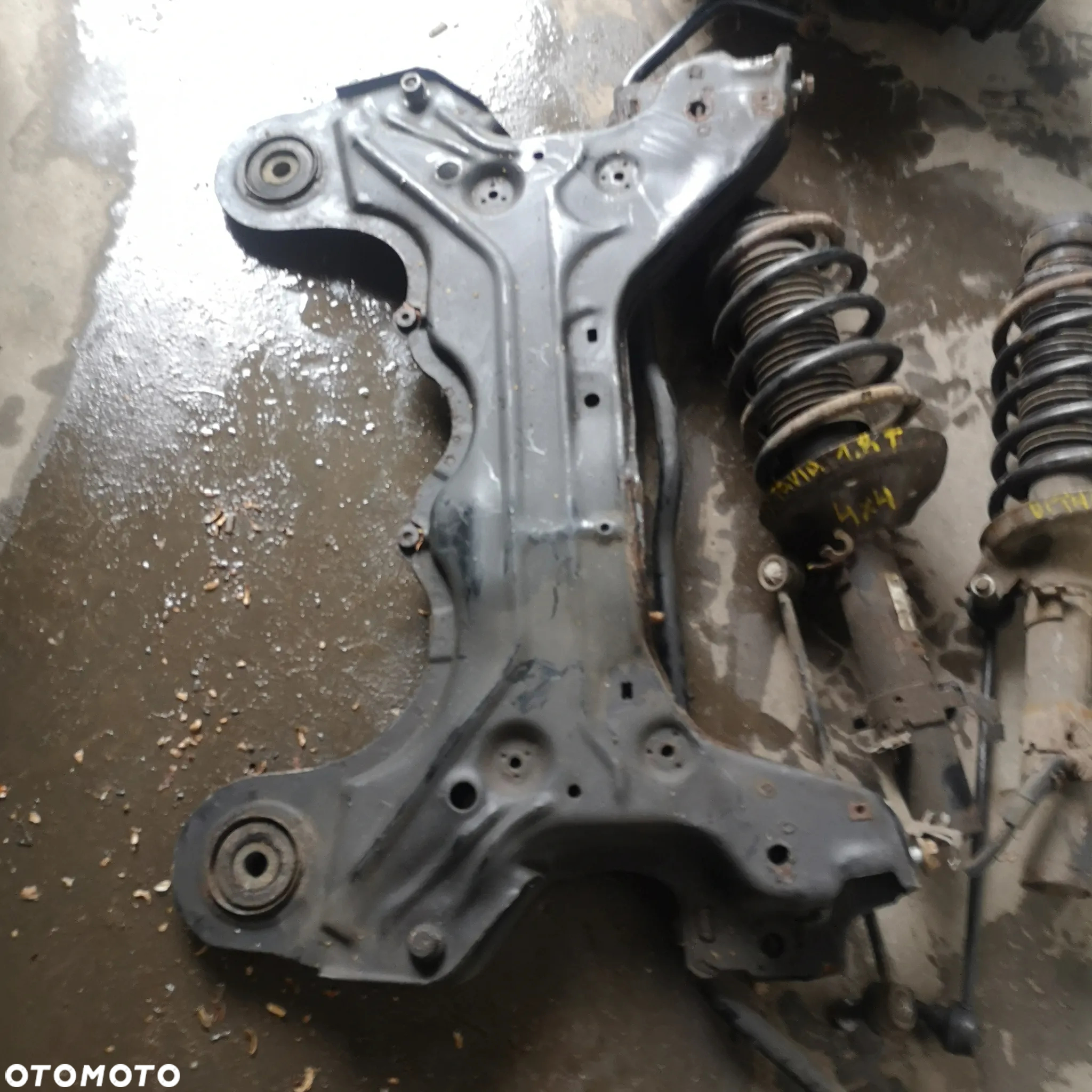 AMORTYZATORY, SANKI,DRĄŻEK, MECHANIZM HAMULCA RĘCZNEGO, LĄCZNIKI, SPRĘŻYNY, PRZÓD LEWY PRAWY OCTAVIA 1.8 T 4X4 - 5
