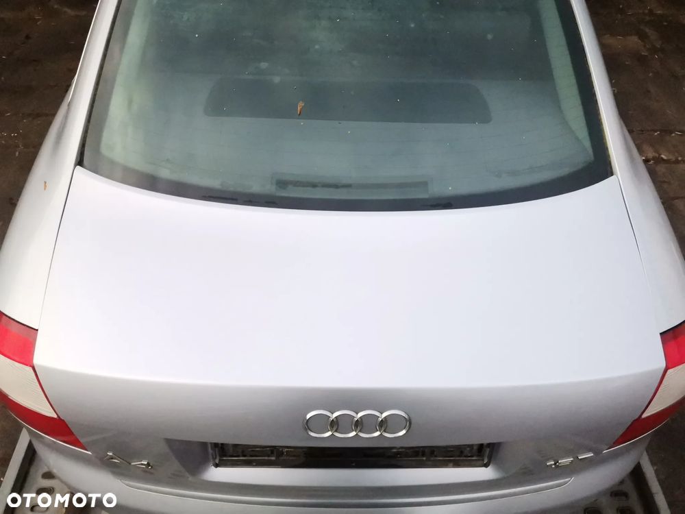 Klapa Bagażnika Pokrywa Tył AUDI A4 B6 Sedan kod LY7W Kompletna - 2