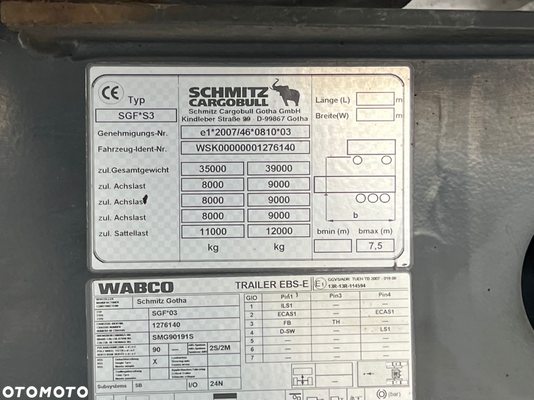 Schmitz Cargobull SKI24 Super stan! 5150kg! Unikat ! - 13