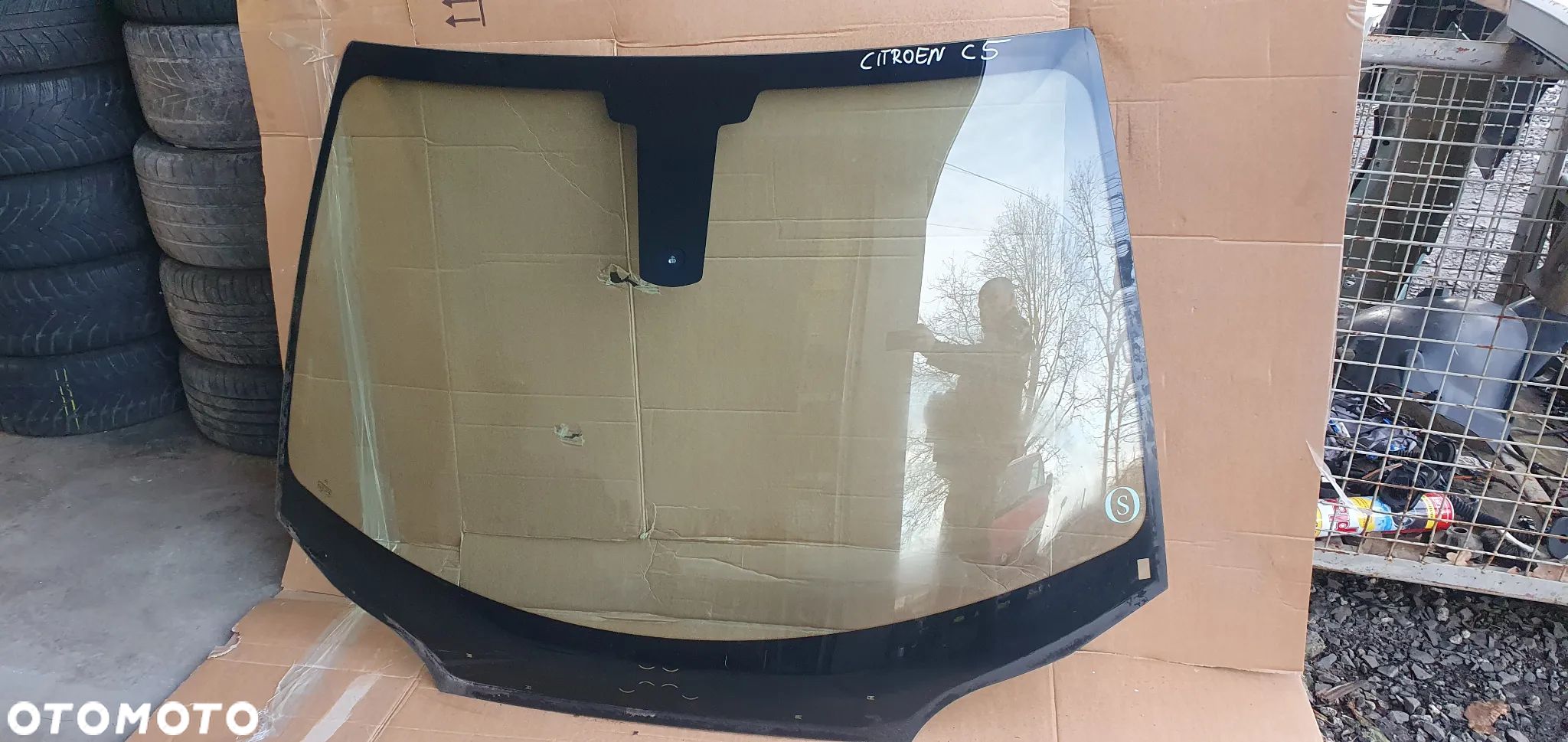 Szyba czołowa przód przednia Sensor Citroen C5 III AS1 09r - 1