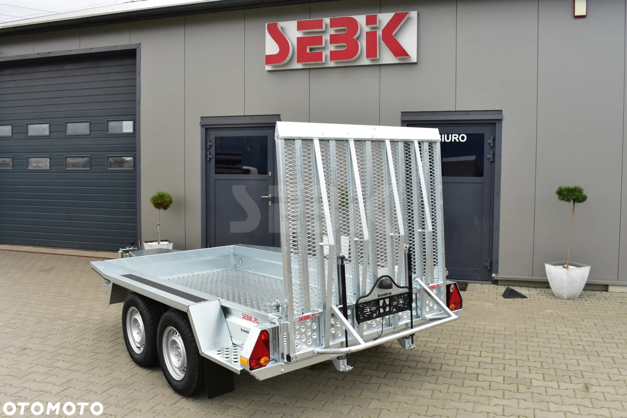 Brenderup Mocna przyczepa do minikoparki MT3080 DMC 2700 kg. - 6