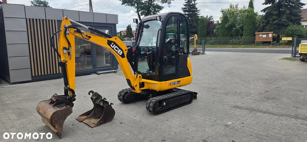 JCB <<Minikoparka JCB 8018cts 2012r, 3 łyżki szybkozłącze hydrauliczne, sprowadzona>> - 2