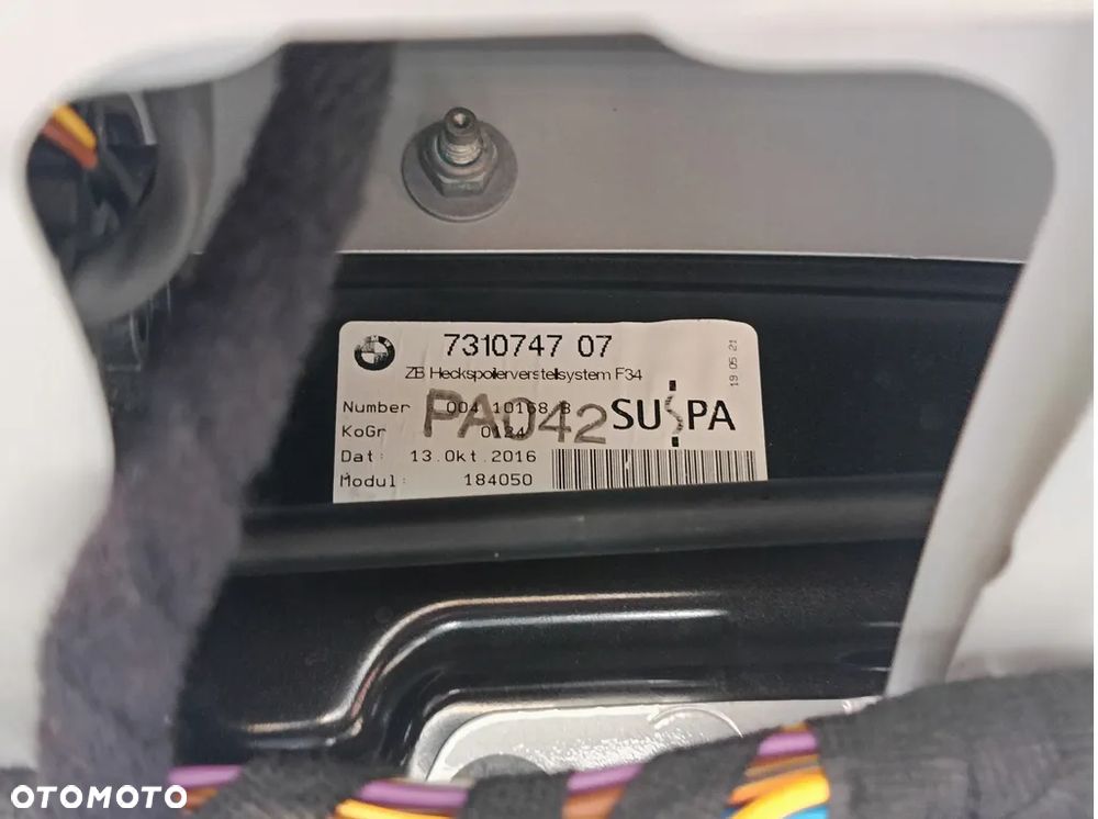 BMW 3GT F34 KLAPA BAGAŻNIKA KAMERA A83 - 4