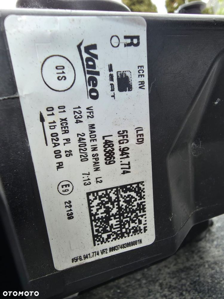 cupra leon formentor 5fg lampa prawa przód full led 5fg941774 - 11