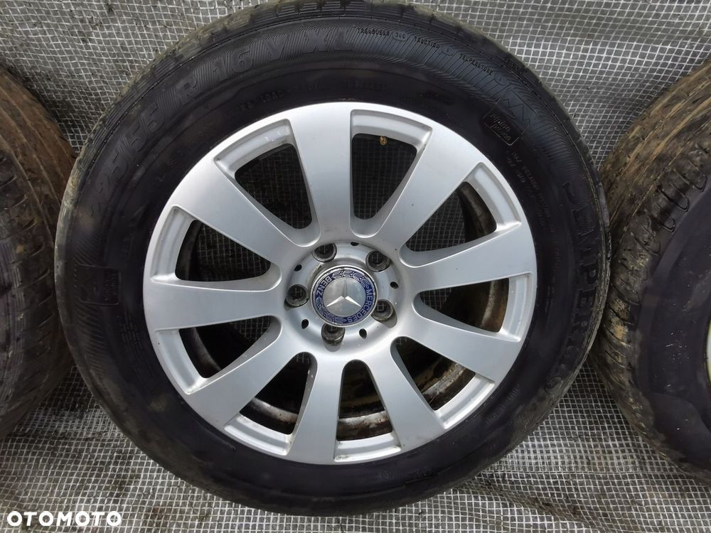 MERCEDES E-KLASA W212 KOŁA LATO LETNIE FELGI 225/55R16 5x112 ET45.5 7.5Jx16 - 6