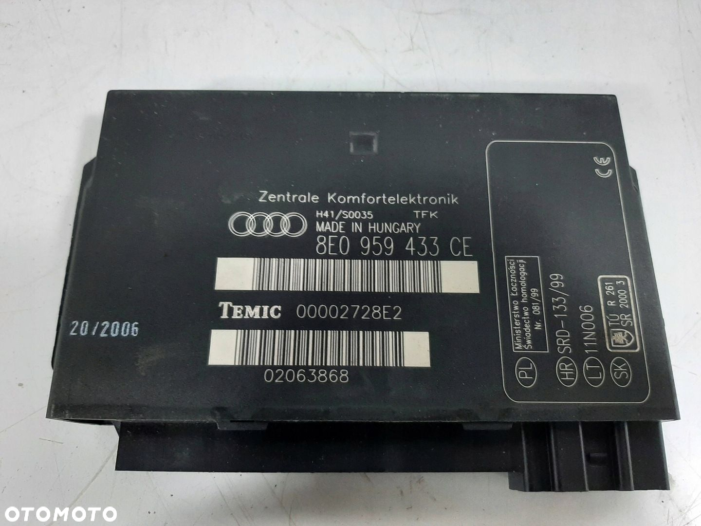 AUDI A4 B7 SEDAN 2.0TDI 07R STEROWNIK SILNIKA ZESTAW SIEMENS 03G96018AQ KPL - 11