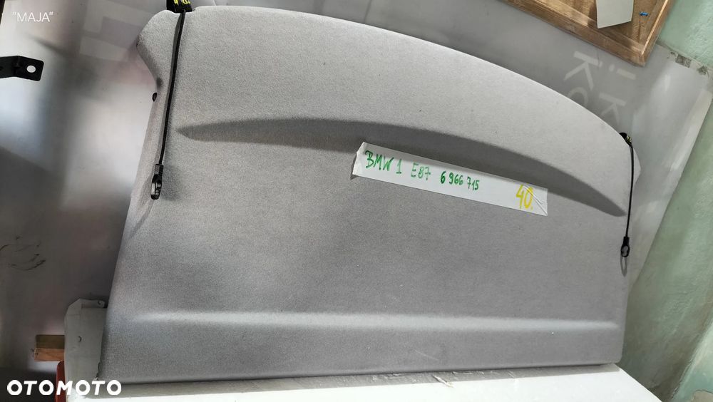 BMW serii 1 e87 6966715 PÓŁKA BAGAŻNIKA TYLNA - 5