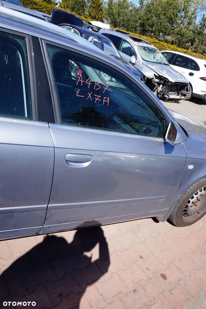 DRZWI PRZEDNIE PRAWE A4 B7 KOMBI LY7H  SZARY AUDI 2004-2008 - 1
