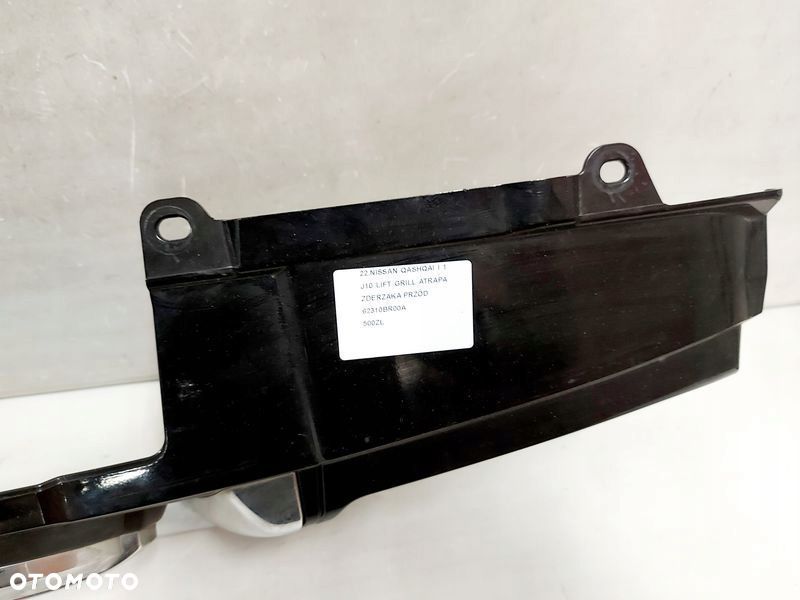 nissan qashqai 1 i j10 grill atrapa zderzaka przód 62310br00a - 6