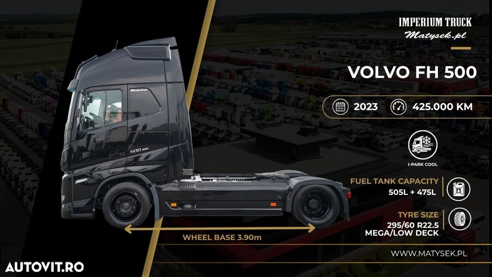 Volvo FH 500 / XXL / I-SAVE / LOWDECK / MEGA / I-PARK COOL / DIN GERMANIA - 3