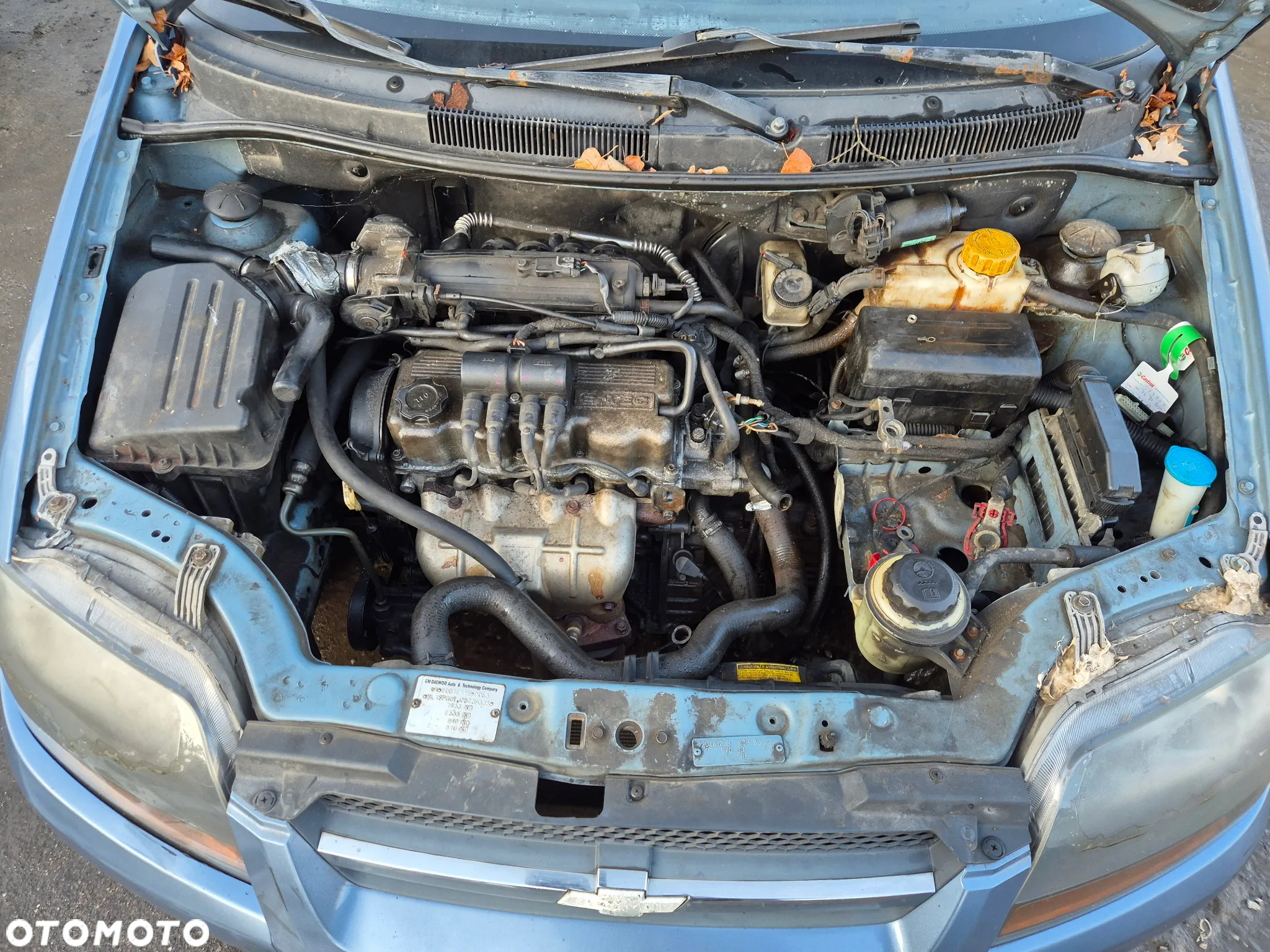 chevrolet aveo silnik 1.2 8v skrzynia sanki belka przód tył wahacz zacisk zwrotnica maglownica - 2