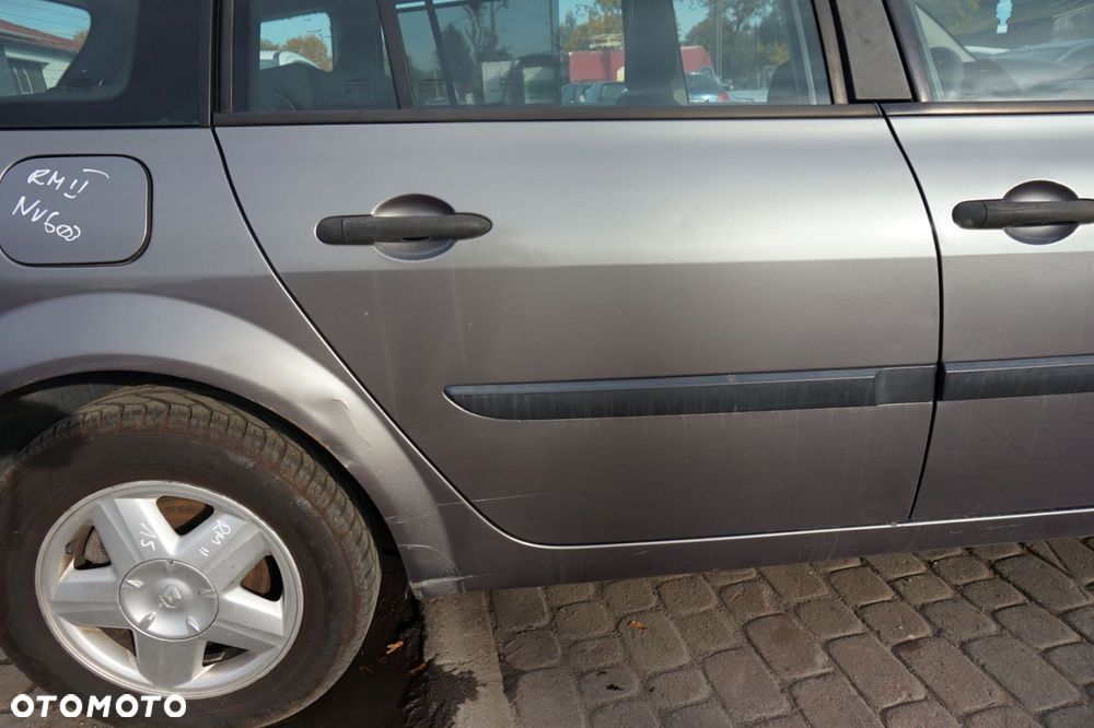 DRZWI TYLNE PRAWE MEGANE II PH1 KOMBI NV603  SZARY RENAULT 2002-2006 - 3