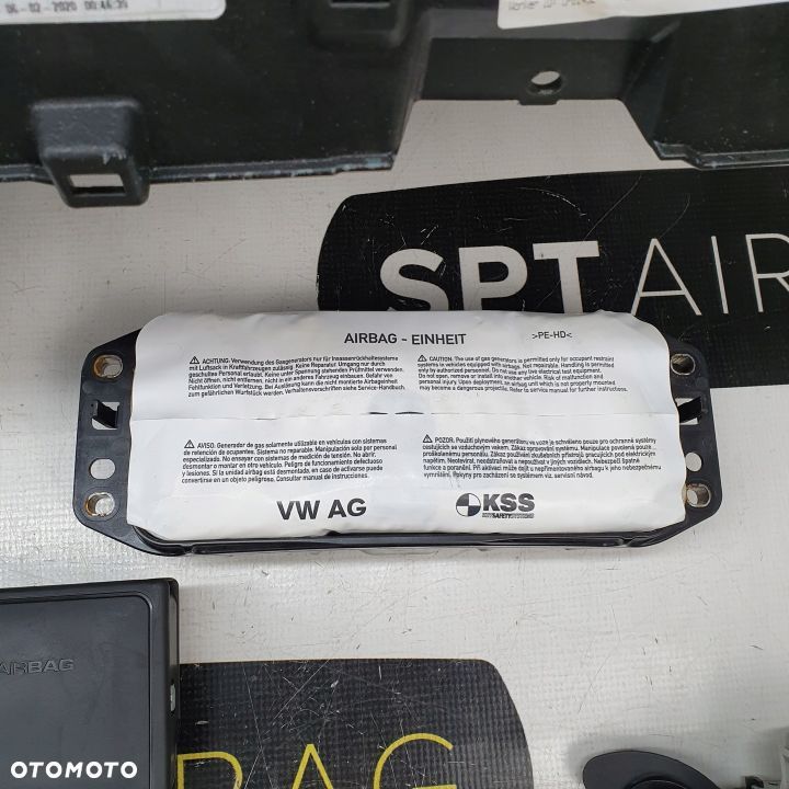 PORSCHE CAYENNE 3 III 9Y0 DESKA ROZDZIELCZA KONSOLA KOKPIT PULPIT PODUSZKI AIRBAG AIR BAG PASY KURTYNY KIT SET - 12