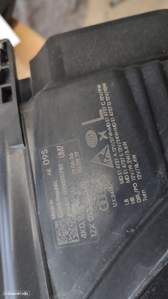 Farol esquerdo Audi A6 4K full Led - 4K0941039 - 3