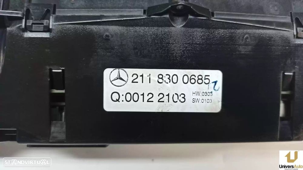 COMANDO CLIMATIZADOR MERCEDES-BENZ CLASSE E 2003 -A2118302085 - 4